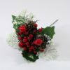 Picture of XMAS PICK WITH BERRY AND CONE RED/WHITE X 96pcs