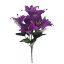 Picture of 34cm TIGER LILY BUSH WITH GYP CAD PURPLE