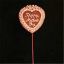 Picture of HAPPY MOTHERS DAY HEART PICK PINK X 24pcs