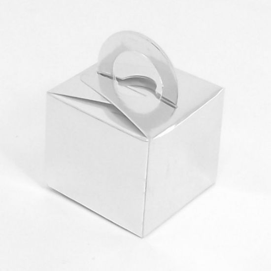 Picture of BALLOON BOX METALLIC SILVER X 10