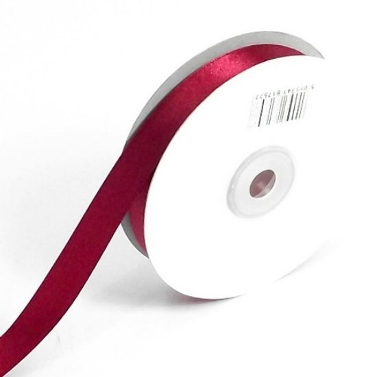 Picture of DOUBLE FACE SATIN RIBBON 10mm X 50metres BURGUNDY