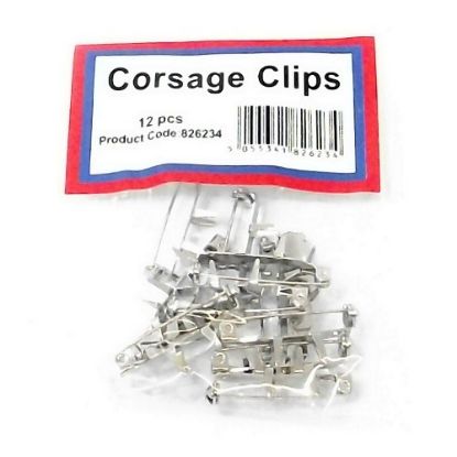 Picture of 3cm CORSAGE CLIPS X 12pcs