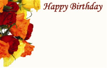 Picture of GREETING CARDS X 50 HAPPY BIRTHDAY - MIXED ROSES