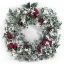 Picture of PLASTIC HOLLY WREATH LARGE WITH FRUIT AND BERRIES VARIEGATED