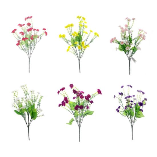 Picture of 37cm BABIES BREATH BUSH ASSORTED X 48pcs