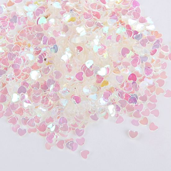 Picture of CONFETTI 14g 3mm MINI HEARTS IRIDESCENT