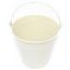 Picture of 13cm METAL BUCKET WITH HANDLE CREAM