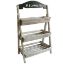 Picture of 108cm WOODEN 3 SHELF DISPLAY STAND - FLOWERS