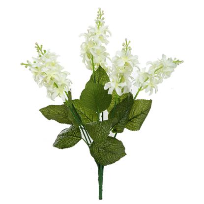 Picture of 53cm LARGE HYACINTH BUSH IVORY