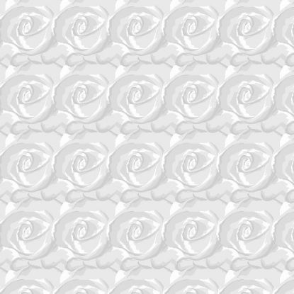 Picture of CELLOPHANE  ROLL 80cm X 100met ROSES WHITE