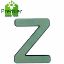 Picture of Premier® FLORAL FOAM PLASTIC BACKED CLIP ON LETTER Z