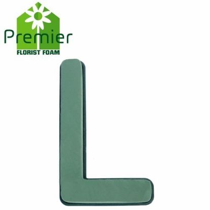 Picture of Premier® FLORAL FOAM PLASTIC BACKED CLIP ON LETTER L