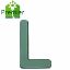 Picture of Premier® FLORAL FOAM PLASTIC BACKED CLIP ON LETTER L
