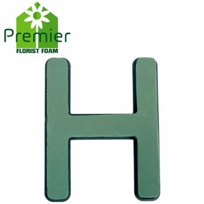 Picture of Premier® FLORAL FOAM PLASTIC BACKED CLIP ON LETTER H