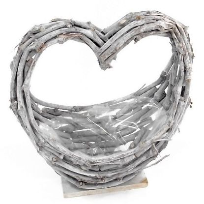 Picture of 35cm TWIGGY HEART DECO PLANTER