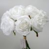 Picture of 27cm LARGE ROSE BUNDLE (BUNDLE OF 9) WHITE