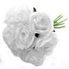 Picture of 27cm LARGE ROSE BUNDLE (BUNDLE OF 9) WHITE