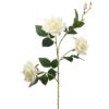 Picture of 79cm DIAMOND ROSE SPRAY IVORY