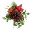 Picture of CHRISTMAS PICK WITH GLITTER STAR AND PARCEL RED X 72pcs