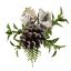 Picture of CHRISTMAS PICK WITH GLITTER STAR AND PARCEL SILVER X 72pcs
