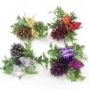 Picture of CHRISTMAS PICK WITH GLITTER STAR AND PARCEL SILVER X 72pcs