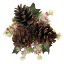Picture of CHRISTMAS PICK WITH CONES AND BERRIES NATURAL