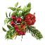 Picture of CHRISTMAS PICK WITH PARCEL GLITTER APPLE AND BERRY RED