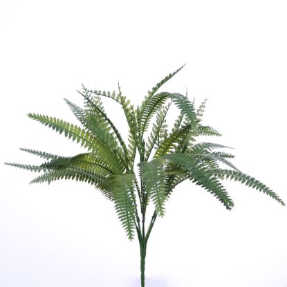 Picture of 34cm PLASTIC FERN BUSH GREEN