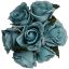 Picture of 31cm OPEN ROSE BUNDLE (BUNDLE OF 7) TEAL