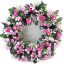Picture of 42cm ROSEBUD AND GYP WREATH PINK/LILAC