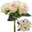 Picture of 26cm LARGE VELVET TOUCH OPEN ROSE BUNDLE (BUNDLE OF 7) PEACH/CREAM