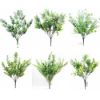 Picture of 33cm PLASTIC FILLER BUSH ASSORTED GREEN/GREY X 48pcs