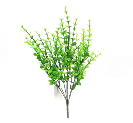 Picture of 36cm PLASTIC EUCALYPTUS BUSH GREEN