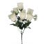 Picture of 32cm ROSEBUD BUSH WITH GYP (7 HEADS) IVORY
