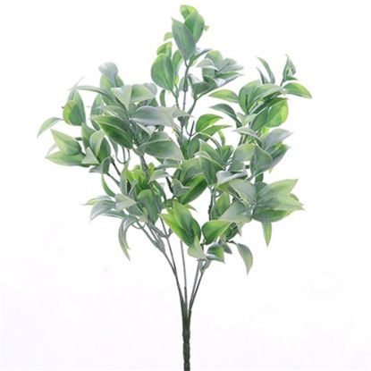 Picture of 33cm PLASTIC RUSCUS BUSH GREEN