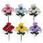 Picture of 32cm CARNATION BUSH WITH GYP (7 HEADS) ASSORTED X 48pcs