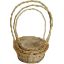 Picture of SET OF 3 ROUND PLANTING BASKETS WITH HOOP HANDLE