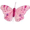 Picture of 10cm FEATHER BUTTERFLY ON 20cm WIRE ASSORTED X 12pcs