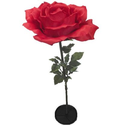 Picture of 170cm XXL GIANT SINGLE ROSE RED