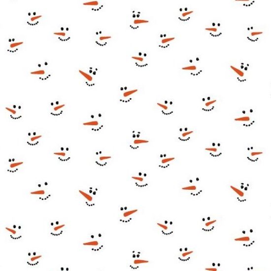 Picture of CELLOPHANE ROLL 80cm X 50met FROSTED SNOWMAN BLACK/ORANGE