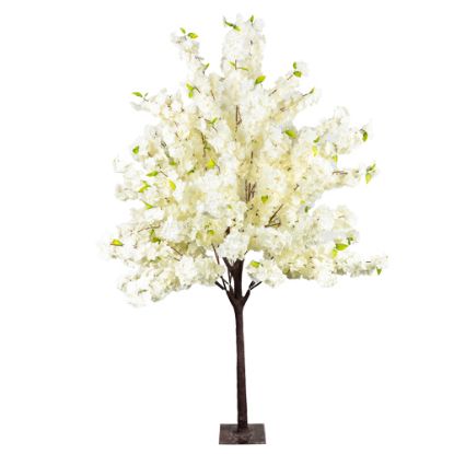 Picture of 180cm DELUXE ARTIFICIAL BLOSSOM TREE WITH 2268 FLOWERS IVORY X 2pcs