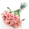 Picture of 25cm ROSEBUD BUNDLE (13 STEMS) LIGHT PINK