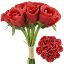 Picture of 25cm ROSEBUD BUNDLE (13 STEMS) RED
