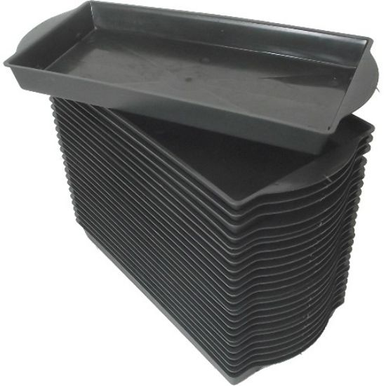 Picture of PLASTIC SINGLE BRICK FLORIST TRAY GREEN X 25pcs