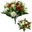 Picture of 41cm SPIKY MUM LARGE MIXED BUSH RED/LIGHT GREEN/IVORY