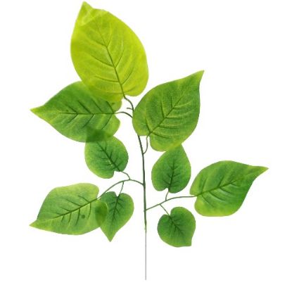 Picture of 52cm LARGE LEAF SPRAY X 6pcs GREEN