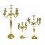 Picture of 50cm ALUMINIUM 5 ARM CANDELABRA GOLD