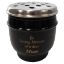Picture of 14cm METAL GRAVE VASE BLACK WITH SILVER LID - IN LOVING MEMORY OF A DEAR MUM