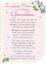 Picture of PLASTIC COATED MEMORIAL CARD X 6pcs - I-L-M OF A SPECIAL GRANDMA