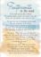 Picture of PLASTIC COATED MEMORIAL CARD X 6pcs - FOOTPRINTS IN THE SAND